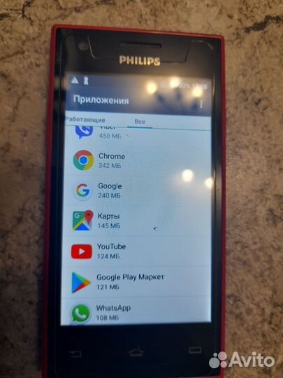 Philips S309, 8 ГБ