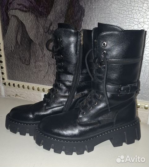 Ботинки зимние натуральная кожа 39