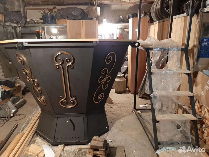 Купель на дровах