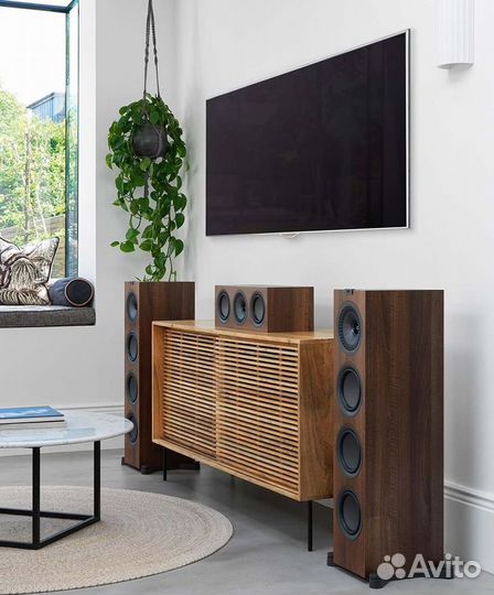 Акустика центрального канала KEF Q250C walnut (SP4
