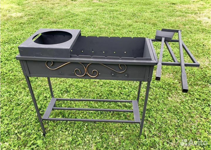 Мангал разборный с подказанником