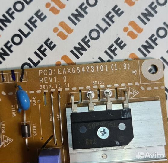 Плата-блок питания (PCB: EAX65423701(1.9) для тв