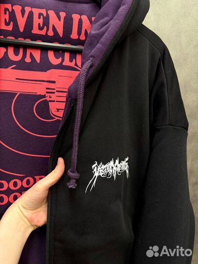 Двусторонний бомбер Vetements TFD оверсайз