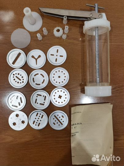 Шприц-сбивалка, кондитерский шприц СССР