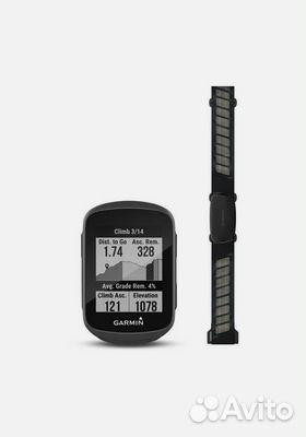 Велокомпьютер с чсс Garmin Edge 130 Plus Bundle