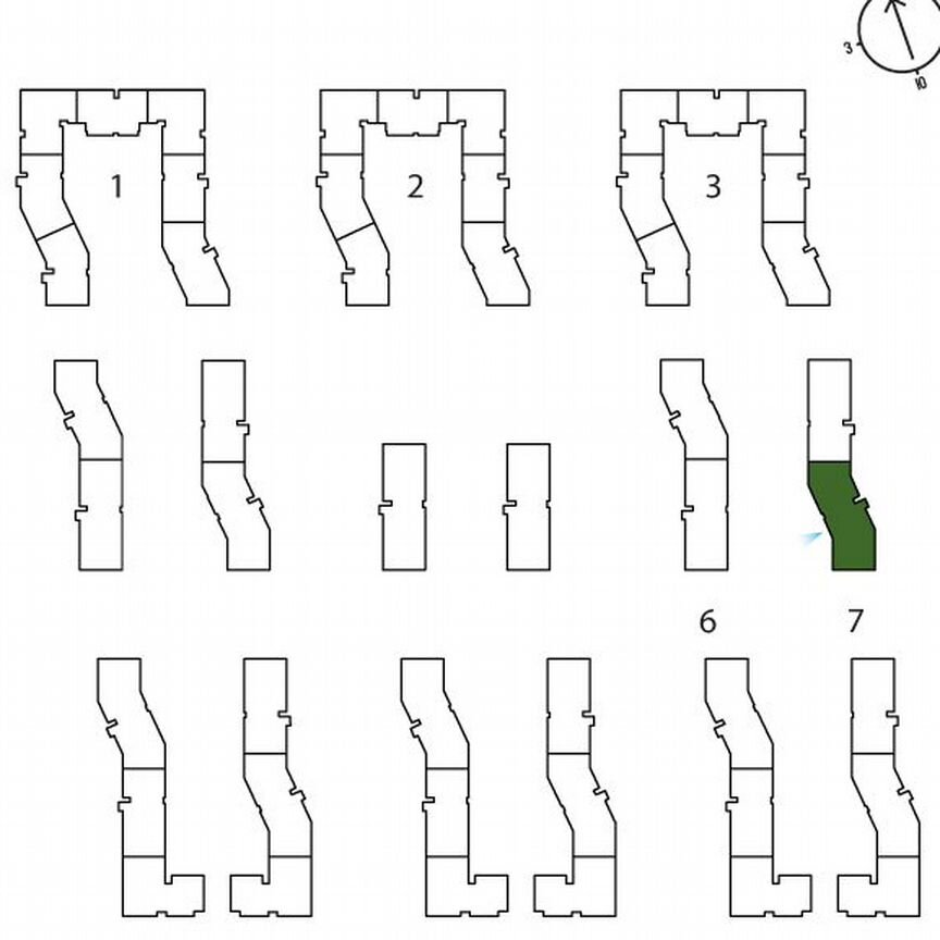 2-к. квартира, 39,1 м², 1/3 эт.