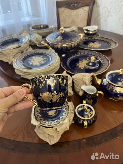 Столовый и чайный сервиз Cobalt 