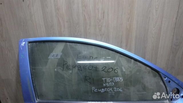 Стекло двери передней правой Peugeot 206 1998-2012