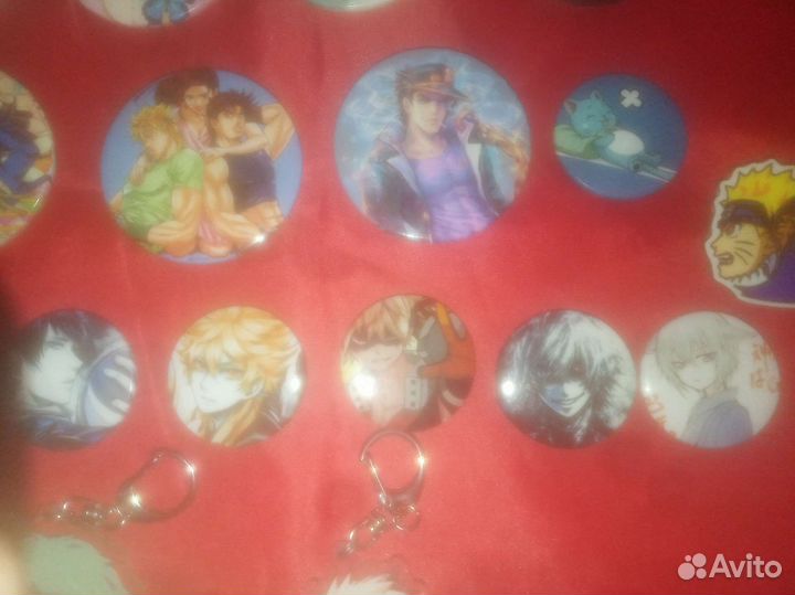 Аниме наклейки/ значки