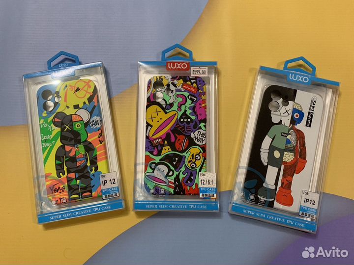 Чехол на iPhone 12 / 12pro / 12promax kaws