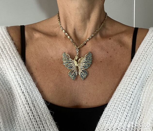 Серьги и колье винтаж Eliza Sissi / IT