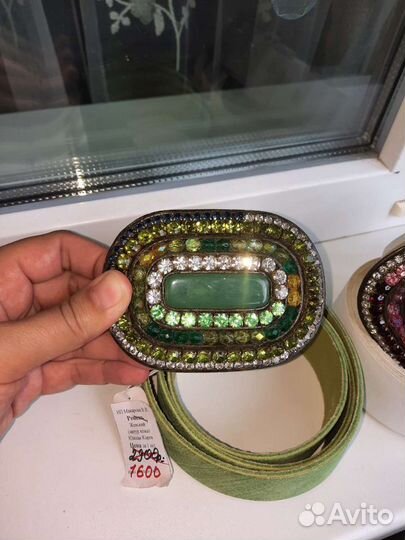 Ремень. Новый. Натуральная кожа. Италия