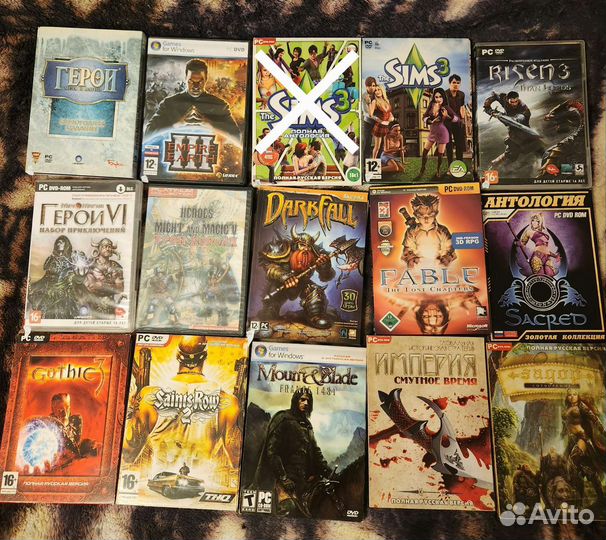 Компьютерные игры диски для пк