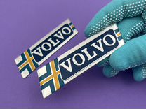 Наклейка 2 шт Volvo алюминевая эмблема Вольво