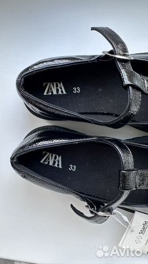 Новые туфли Zara Мери Джейн для девочки 33