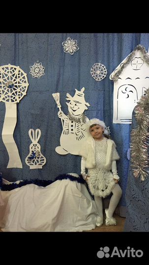 Новогодний костюм снежинки/снегурочки