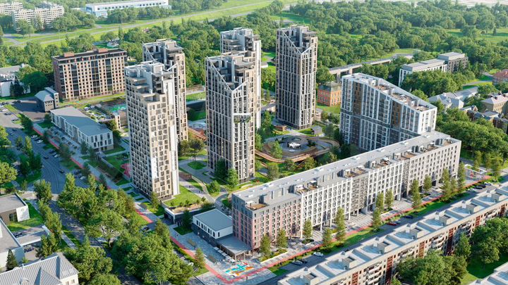 1-к. квартира, 45 м², 6/23 эт.