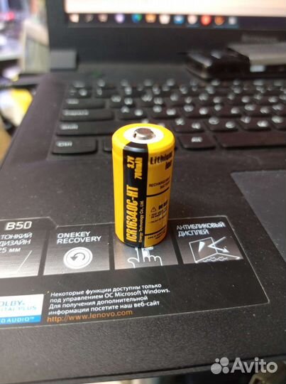 Аккумулятор ICR1634OC-HT 3,7V 700m/h