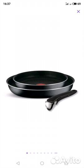 Набор посуды tefal Ingenio 04238840 черный 24/28