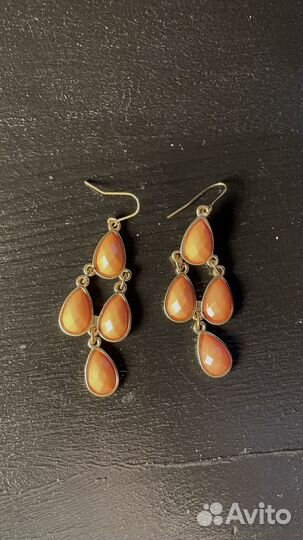 Серьги коралловые