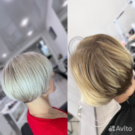 Сложное окрашивание волос