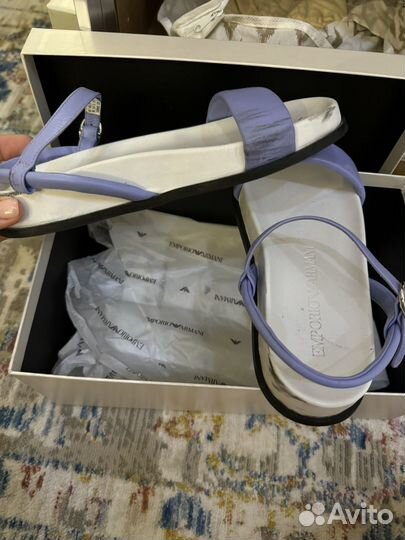 Босоножки для девочки Emporio Armani