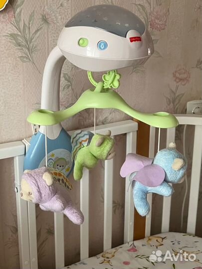 Музыкальный мобиль на кроватку fisher price