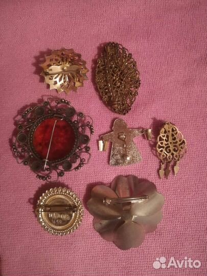 Броши винтаж СССР