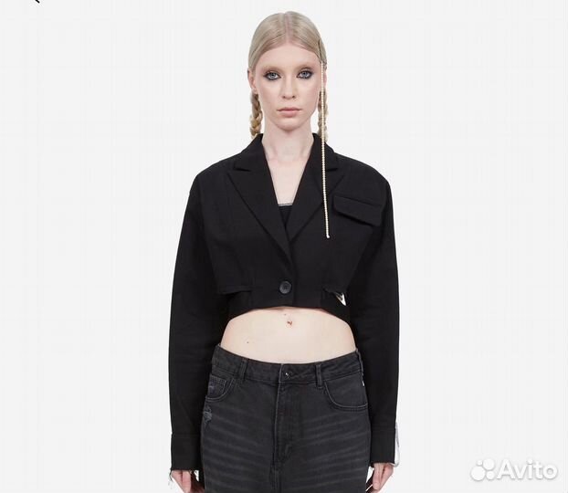 Пиджак post post scriptum pps укороченный