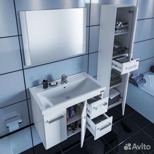 Тумба с раковиной санта Меркурий 80