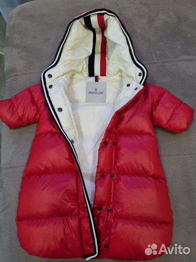 Пуховик moncler детский 56