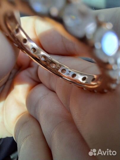 Серебряное кольцо(позолоченое)