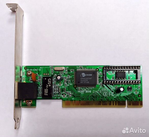 Сетевая карта 100Мбит/с, RG45