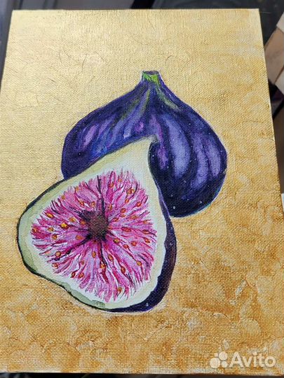 Картина инжир акрил 18*24