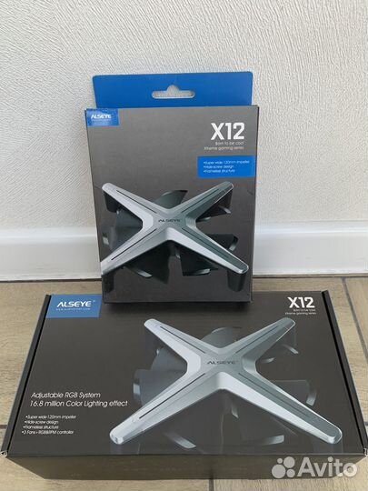 Вентиляторы для пк Alseye 120 мм комплект 4 шт