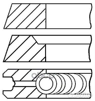 08-501800-00 кольца поршневые d82.5x1.2x1.5x2
