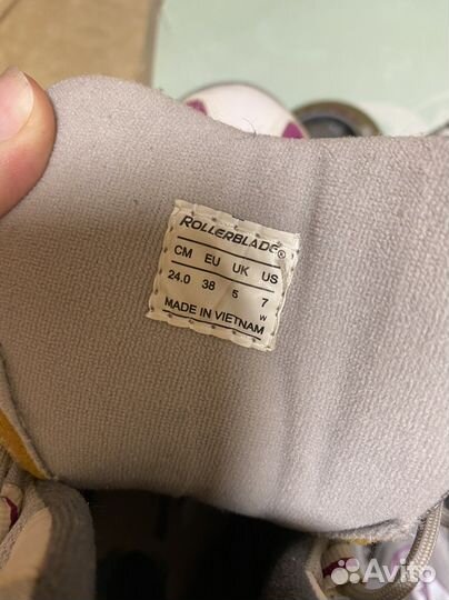 Роликовые коньки rollerblade 38