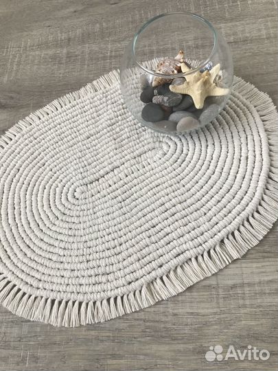 Салфетка овальная (макраме)