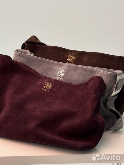 Сумка шопер замша