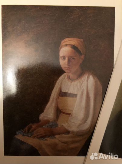 Открытки (4 вида), (69 шт), Венецианов/Некрасов/Ар