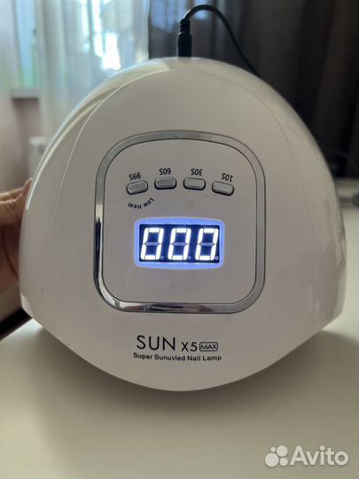 LED лампа для ногтей + гель лаки