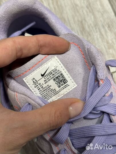 Кроссовки nike air force 1 LX Purple Agate