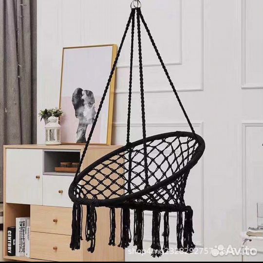 Качели подвесные кресло плетеное бохо