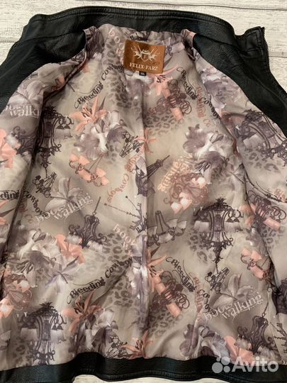 Кожаная куртка женская