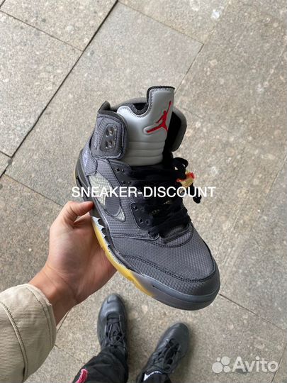 Nike Air Jordan 5 off white black 37-45