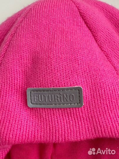 Шапка шлем для девочки футурино futurino 50-52