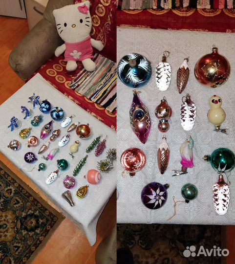 Елочные игрушки СССР Цена за все