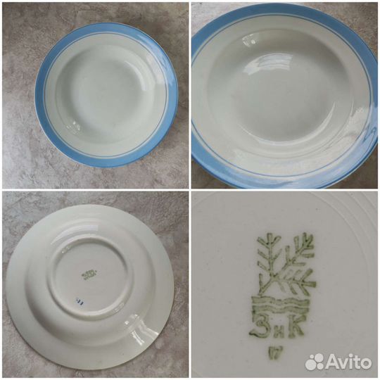 Посуда СССР фарфор керамика фаянс тарелка кружка