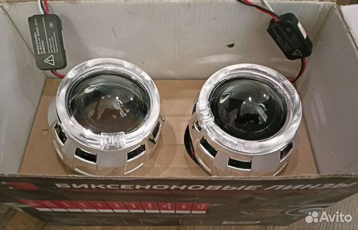 Биксеноновые линзы с ангельскими глазками