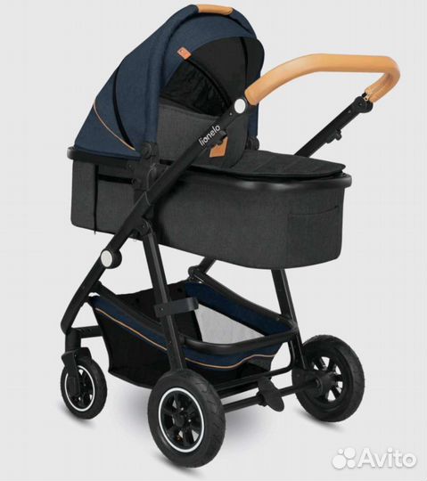 Коляска Lionelo Amber 3 в 1 Blue Navy